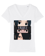 Sasuke - Naruto  Tricou mânecă scurtă guler V Damă Evoker