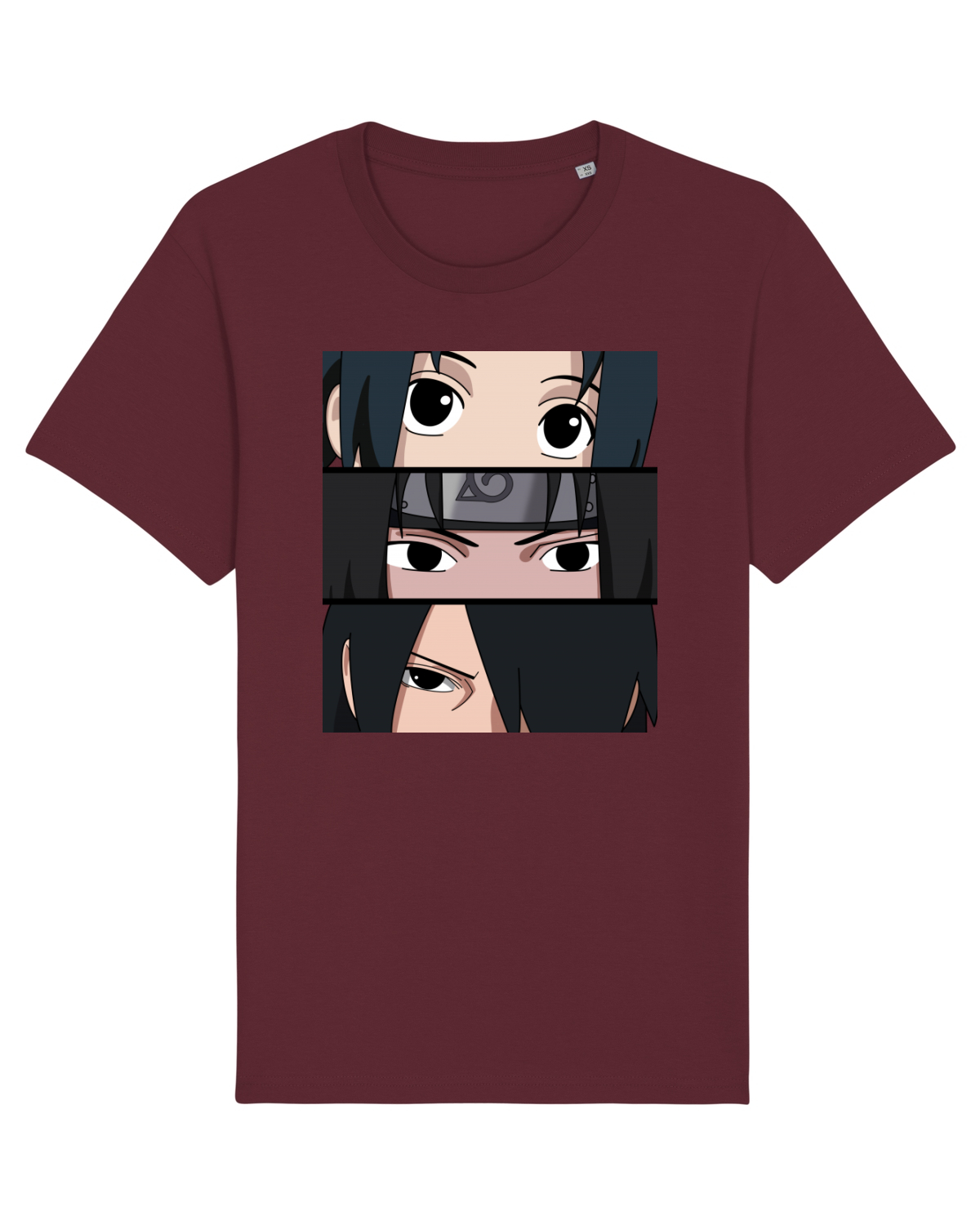 Tricou mânecă scurtă Unisex Rocker Burgundy