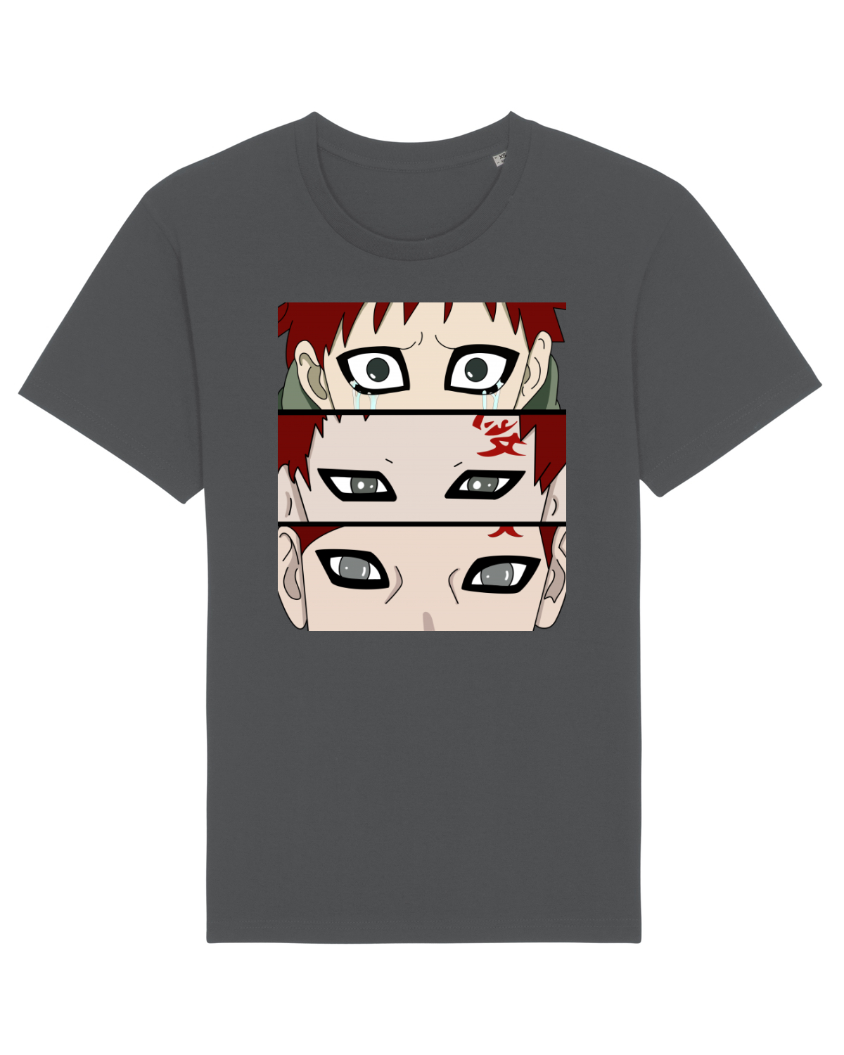 Tricou mânecă scurtă Unisex Rocker Anthracite