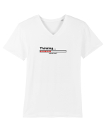 Thinking... please wait Tricou mânecă scurtă guler V Bărbat Presenter