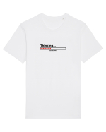 Thinking... please wait Tricou mânecă scurtă Unisex Rocker