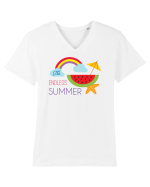 Petrecere în piscină Tricou mânecă scurtă guler V Bărbat Presenter