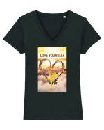 Love Yourself Tricou mânecă scurtă guler V Damă Evoker