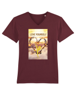 Love Yourself Tricou mânecă scurtă guler V Bărbat Presenter