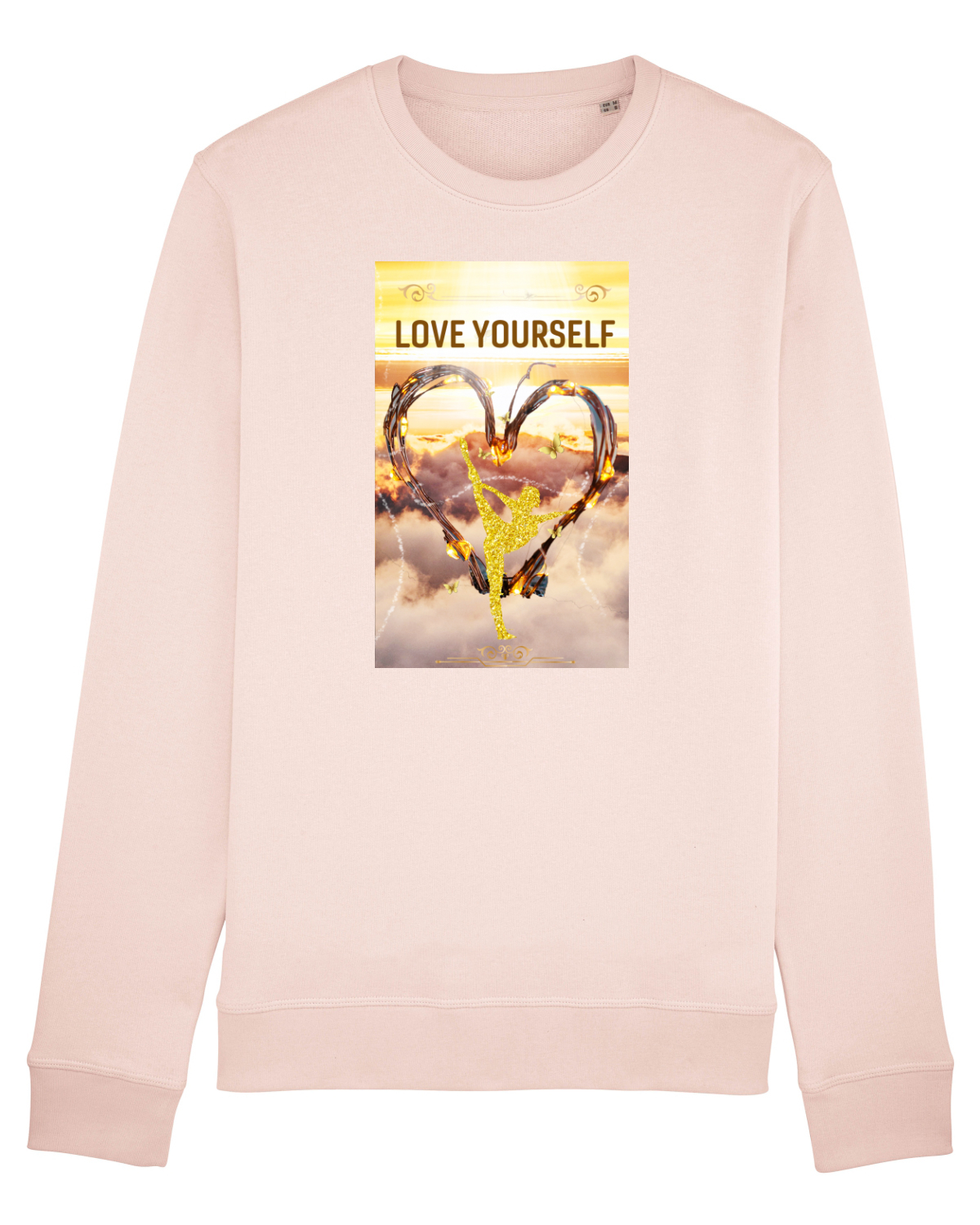 Bluză mânecă lungă Unisex Rise Candy Pink