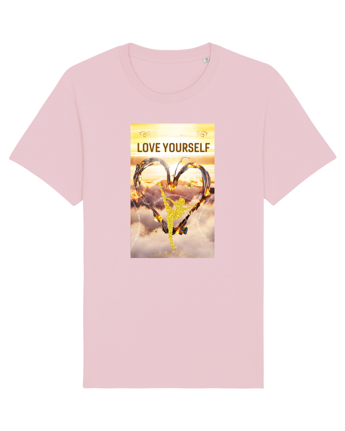 Tricou mânecă scurtă Unisex Rocker Cotton Pink