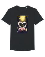 Love Yourself Tricou mânecă scurtă guler larg Bărbat Skater