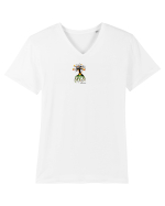 Still Growing Tricou mânecă scurtă guler V Bărbat Presenter