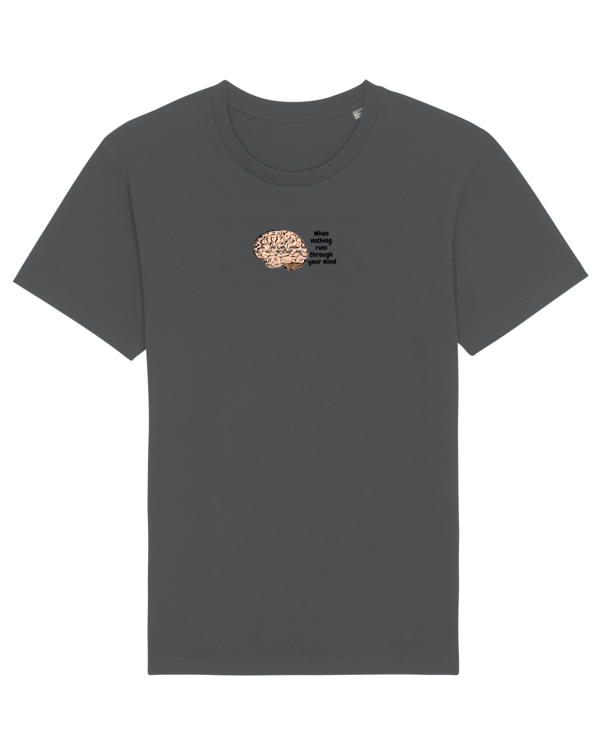 Tricou mânecă scurtă Unisex Rocker Anthracite