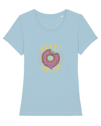 Donut never Give Up! Sky Blue
