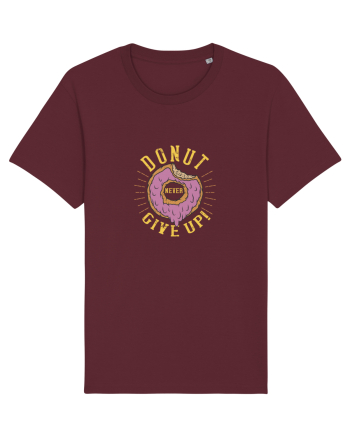Donut never Give Up! Burgundy