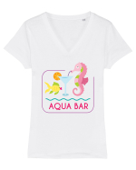 Petrecere în piscină Tricou mânecă scurtă guler V Damă Evoker