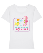 Petrecere în piscină Tricou mânecă scurtă guler larg fitted Damă Expresser