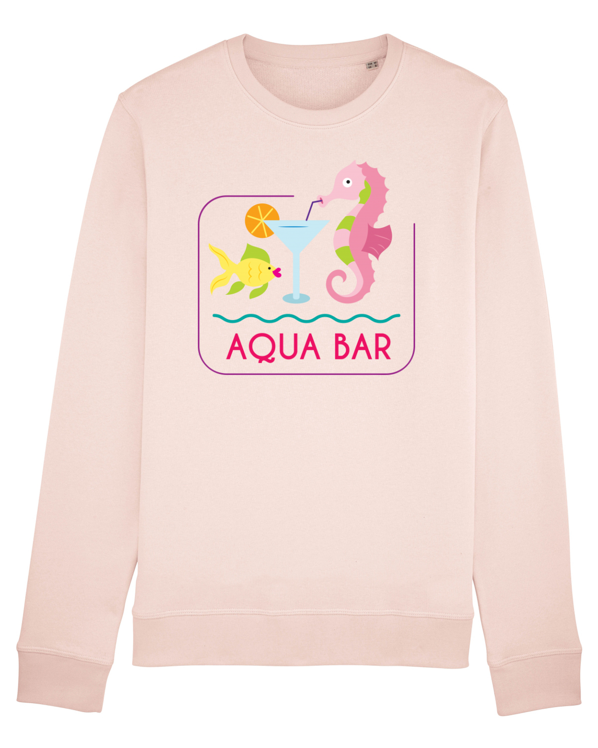 Bluză mânecă lungă Unisex Rise Candy Pink