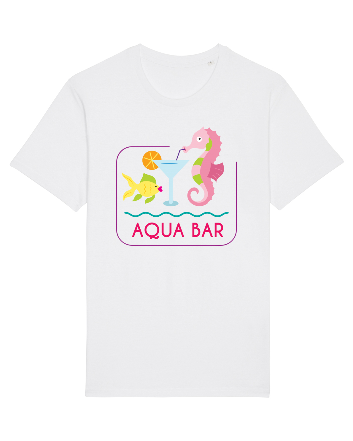 Tricou mânecă scurtă Unisex Rocker White