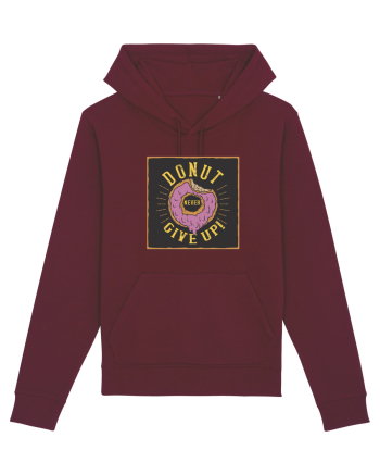 Donut never Give Up ! Burgundy