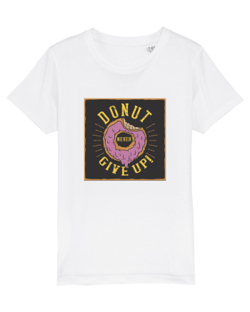 Donut never Give Up ! White