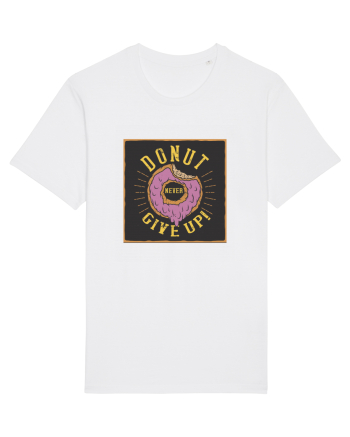 Donut never Give Up ! White