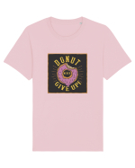 Donut never Give Up ! Tricou mânecă scurtă Unisex Rocker