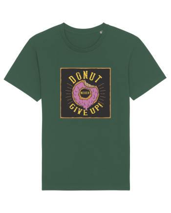 Donut never Give Up ! Bottle Green