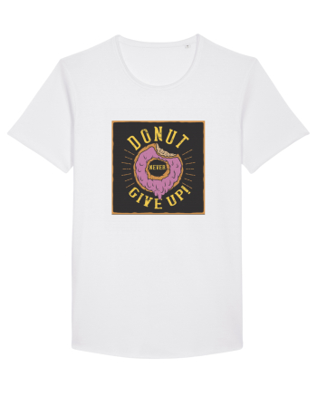 Donut never Give Up ! White