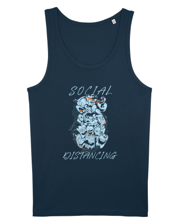 Social Distancing Navy