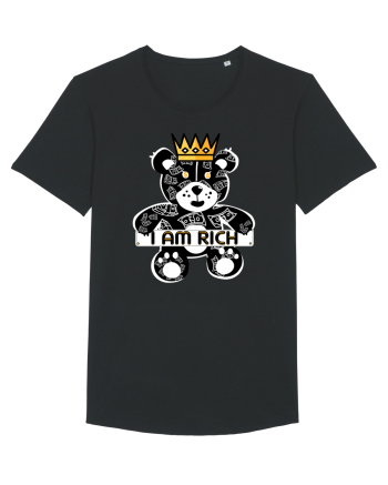 I Am Rich - Black Teddy Bear Black
