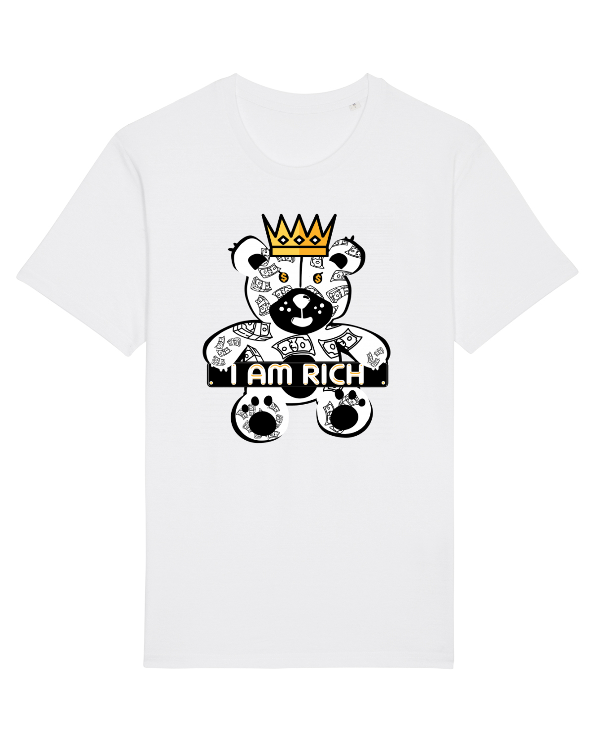 Tricou mânecă scurtă Unisex Rocker White