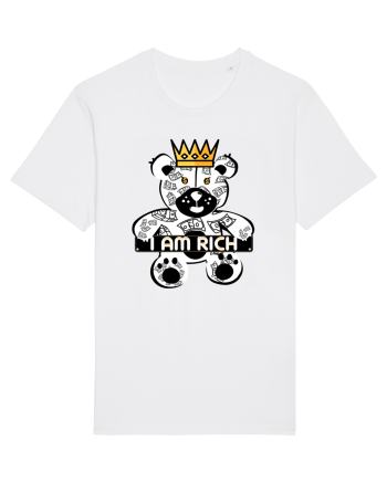 I Am Rich - White Teddy Bear White
