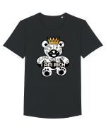 I Am Rich - White Teddy Bear Tricou mânecă scurtă guler larg Bărbat Skater