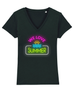 Iubește vara Tricou mânecă scurtă guler V Damă Evoker