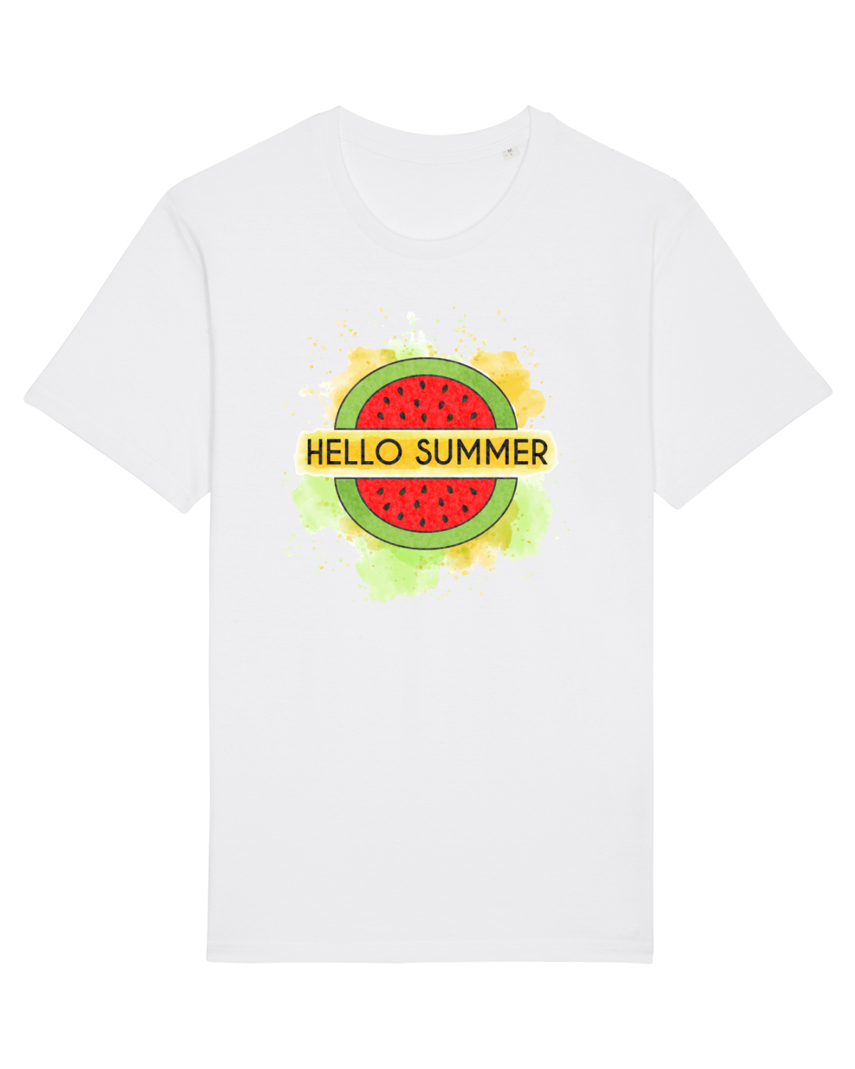 Tricou mânecă scurtă Unisex Rocker White