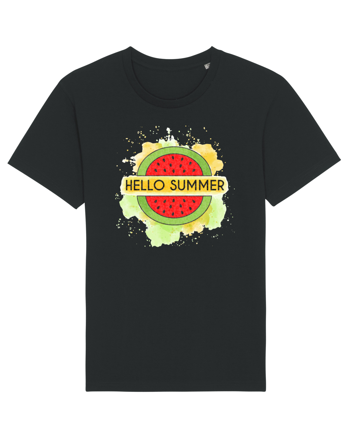 Tricou mânecă scurtă Unisex Rocker Black
