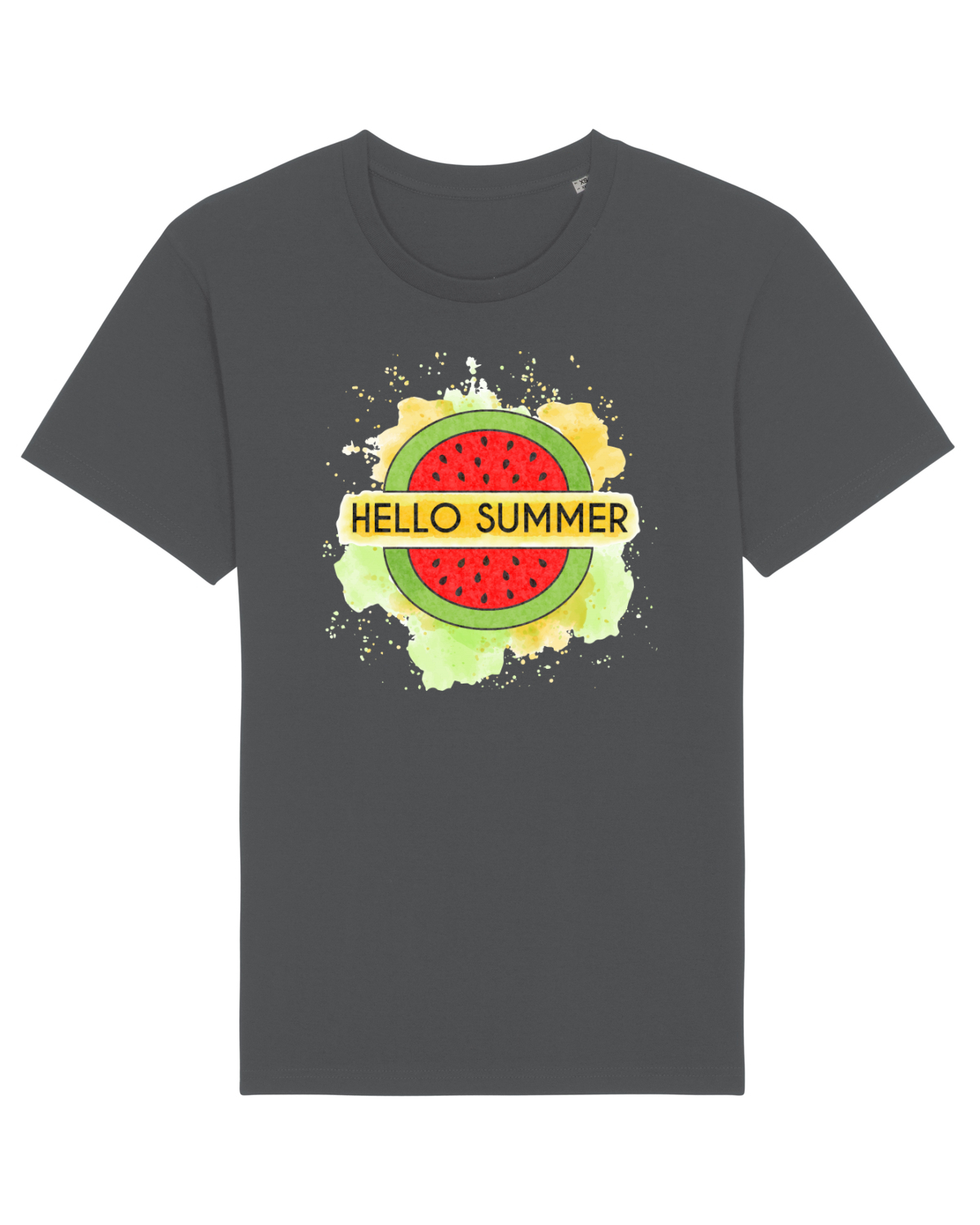Tricou mânecă scurtă Unisex Rocker Anthracite