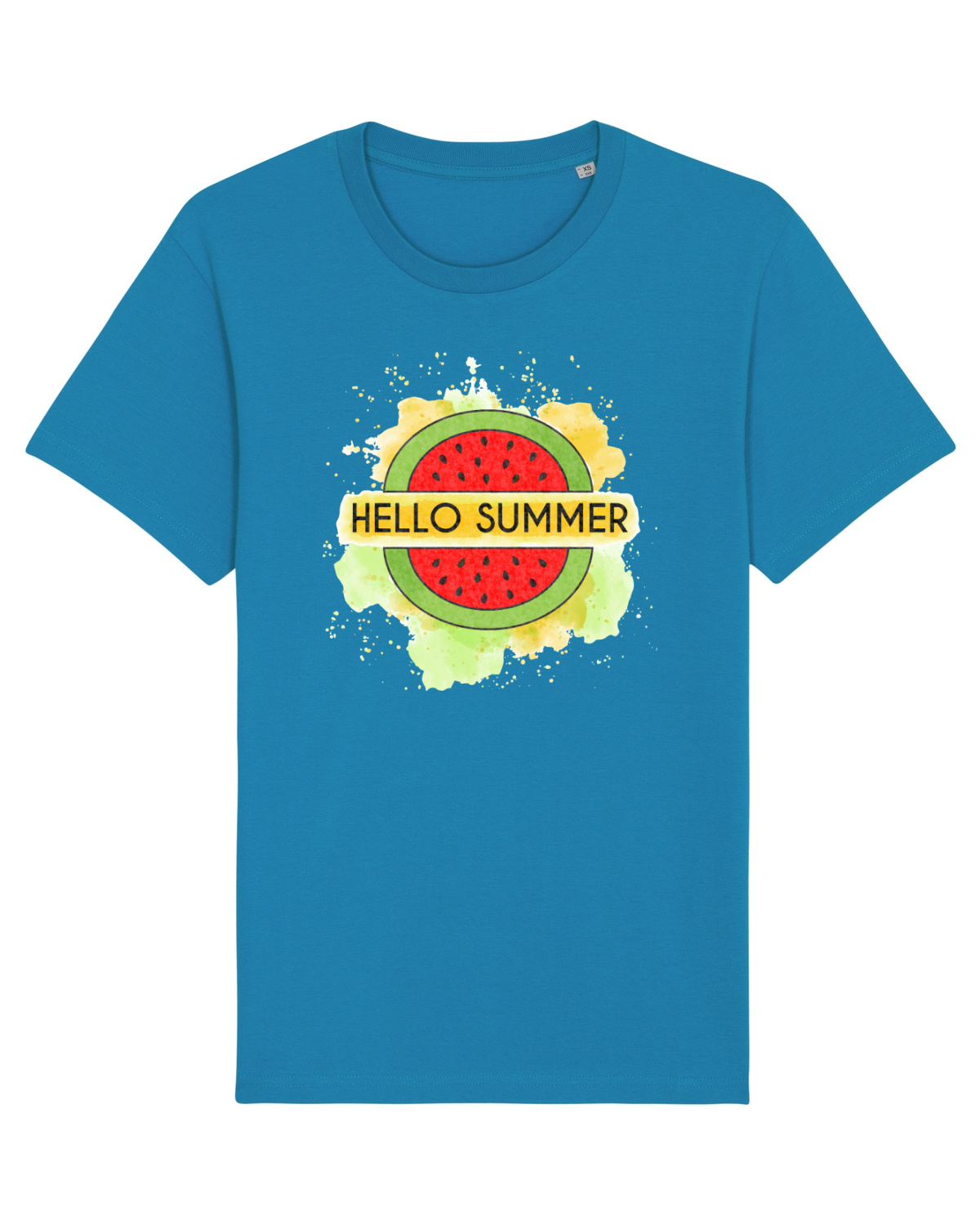 Tricou mânecă scurtă Unisex Rocker Azur