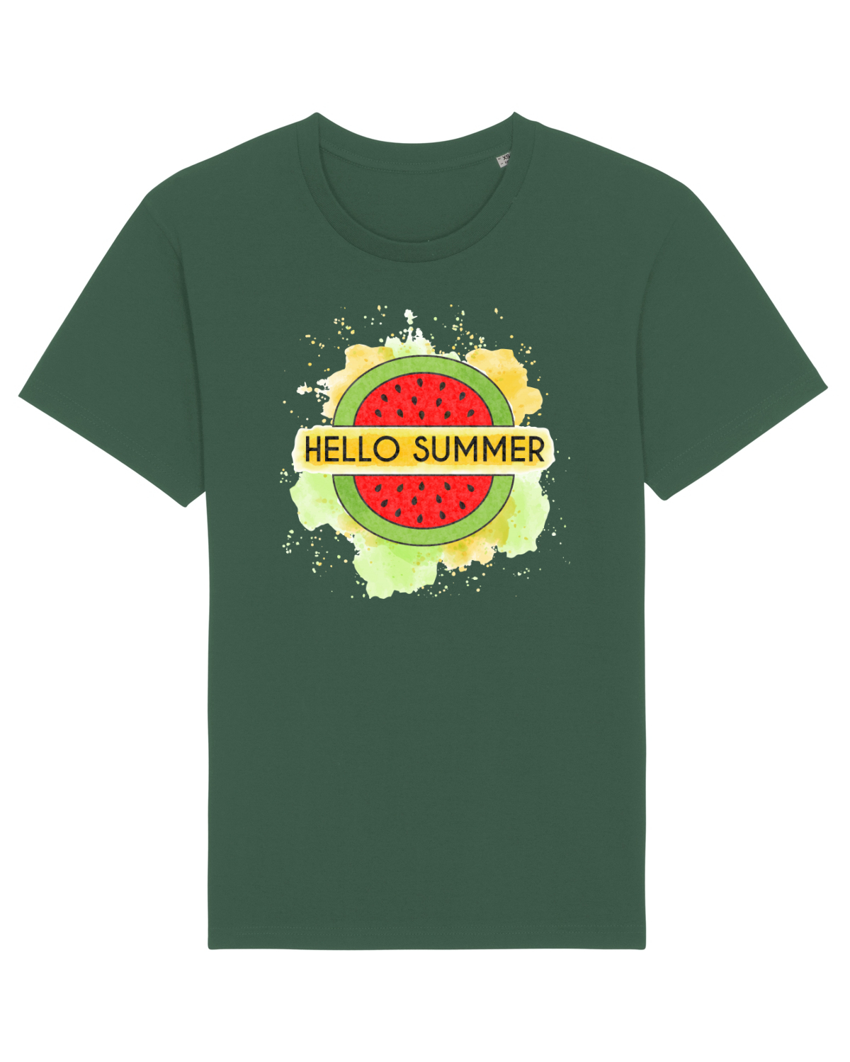 Tricou mânecă scurtă Unisex Rocker Bottle Green
