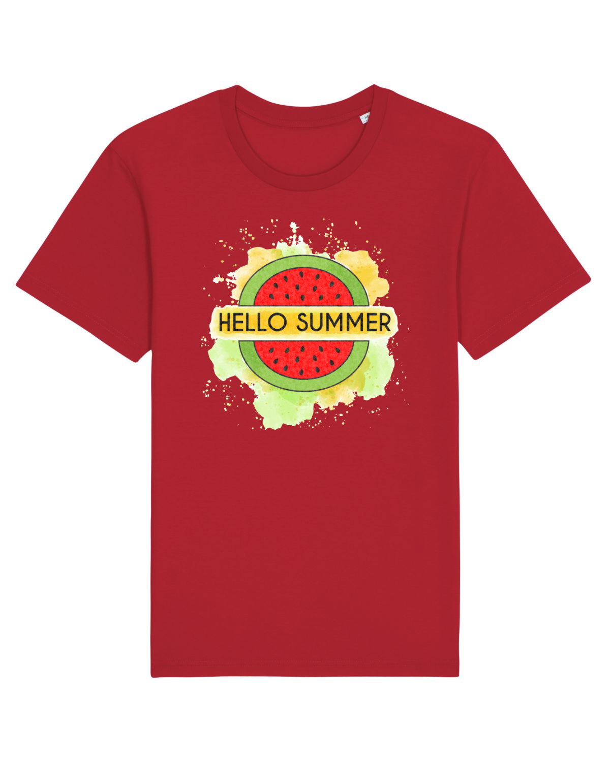 Tricou mânecă scurtă Unisex Rocker Red