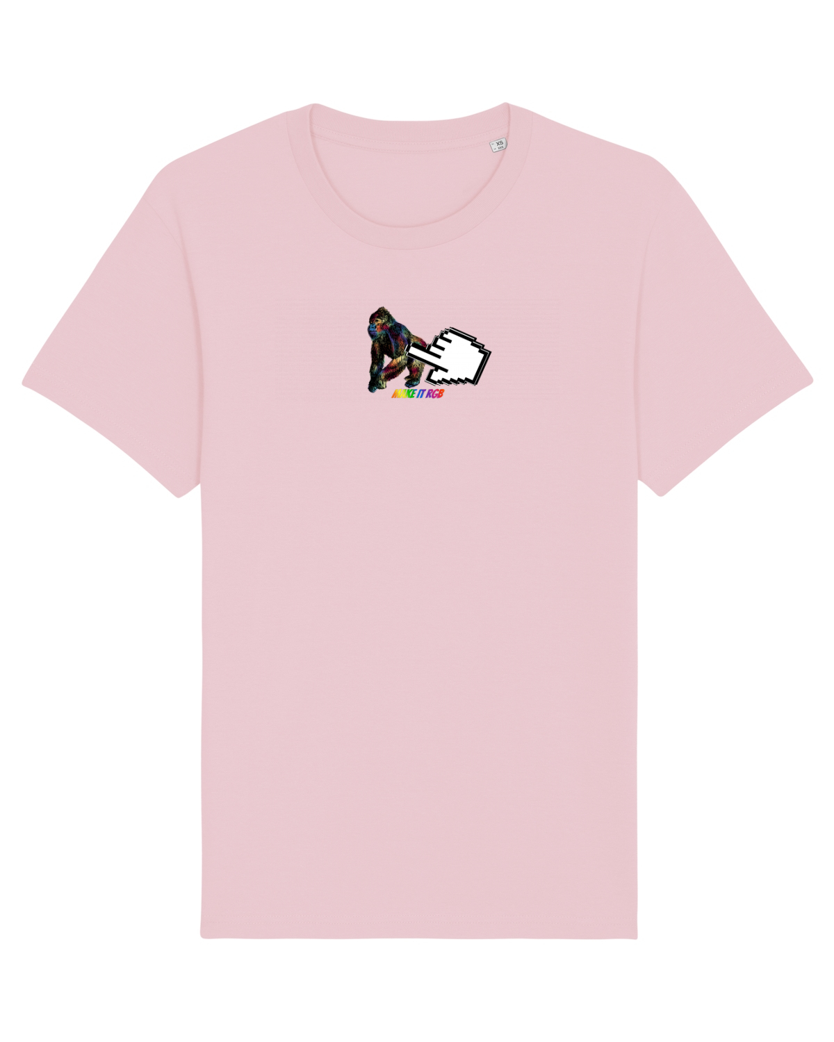 Tricou mânecă scurtă Unisex Rocker Cotton Pink