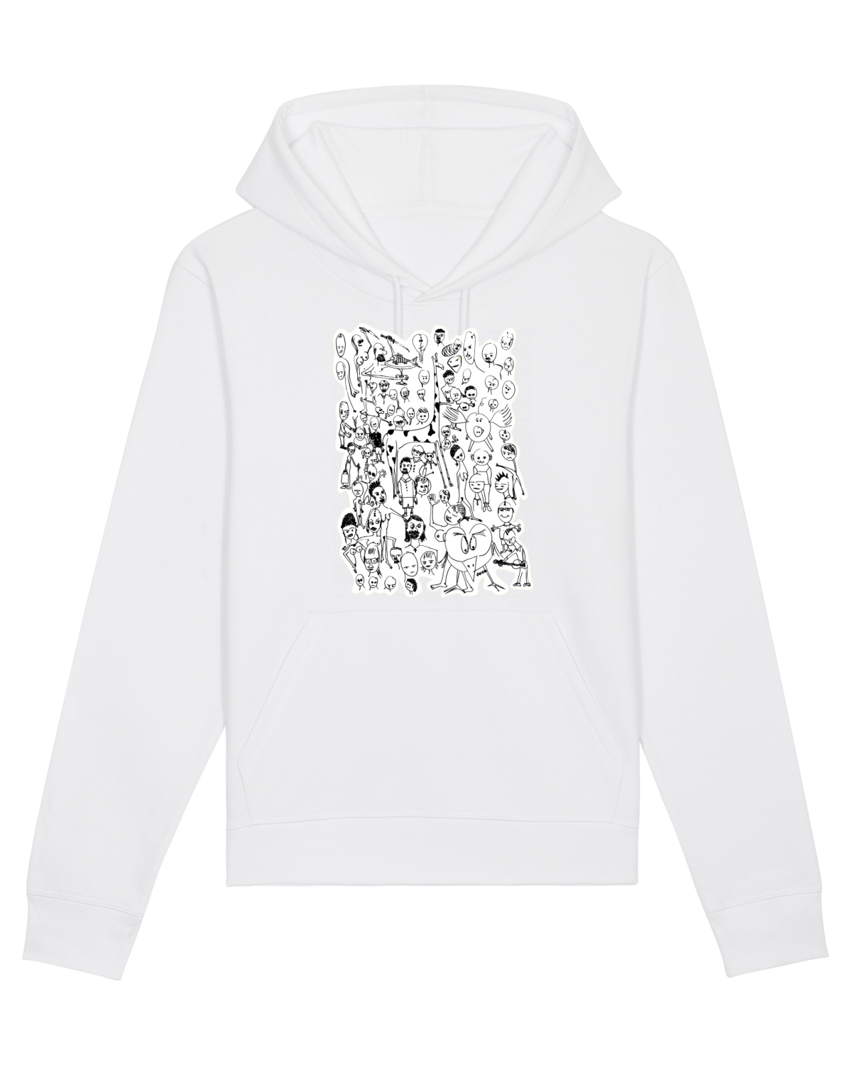 Hanorac Unisex Drummer White