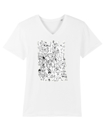 aspects of life Tricou mânecă scurtă guler V Bărbat Presenter