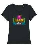 Festivalul de vară Tricou mânecă scurtă guler larg fitted Damă Expresser