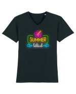 Festivalul de vară Tricou mânecă scurtă guler V Bărbat Presenter