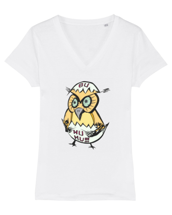 baby owl White