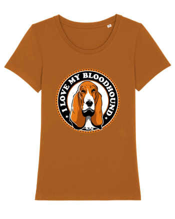 I Love My Bloodhound Roasted Orange