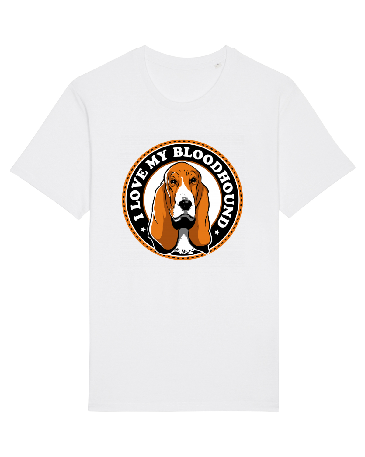 Tricou mânecă scurtă Unisex Rocker White