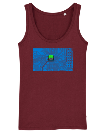 Circuit Board Burgundy