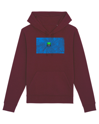 Circuit Board Burgundy