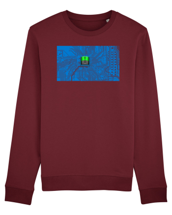 Circuit Board Burgundy