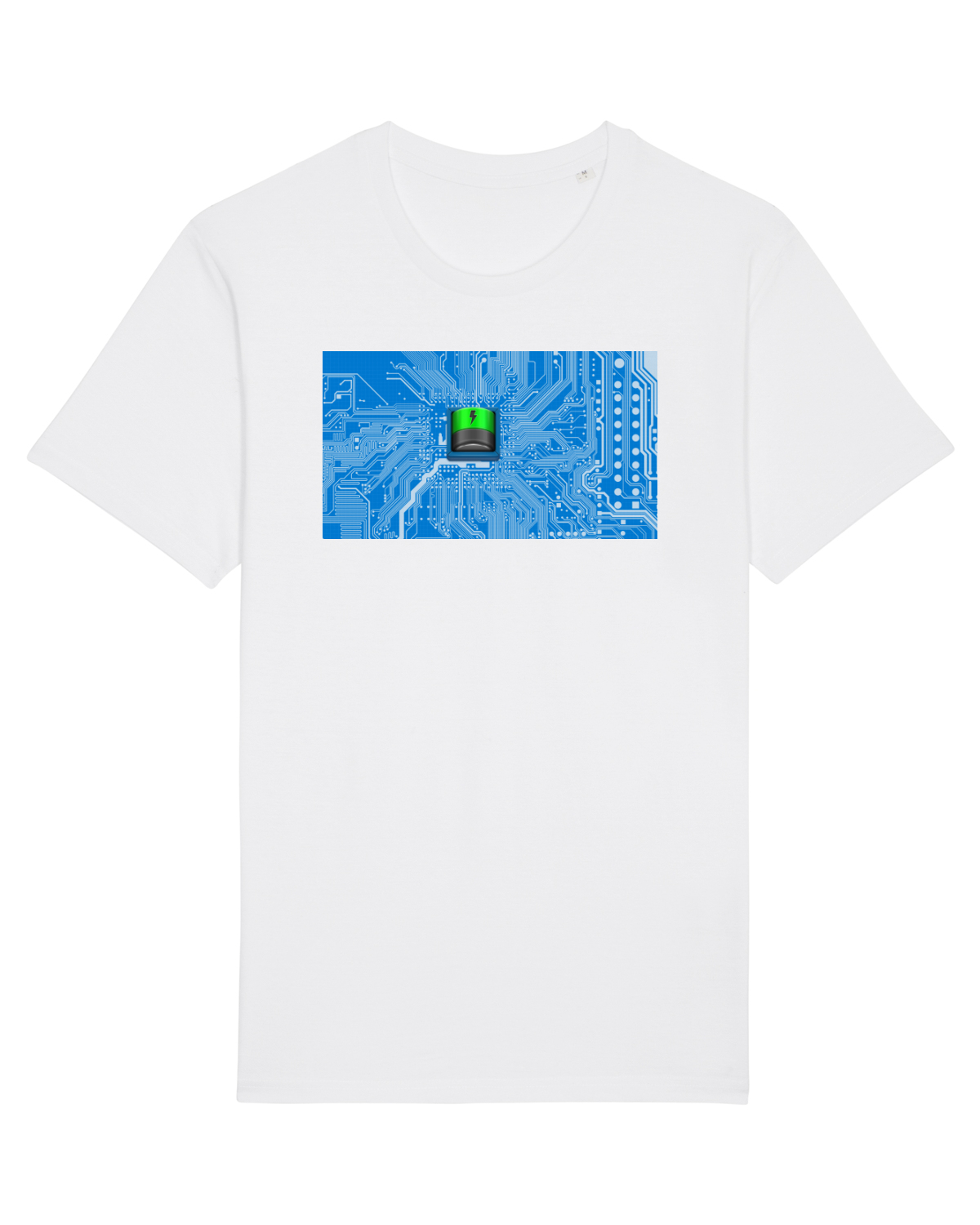 Tricou mânecă scurtă Unisex Rocker White