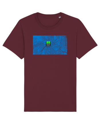 Circuit Board Burgundy